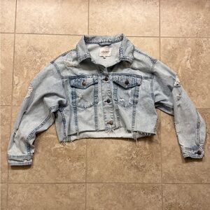 Distressed Denim Jacket